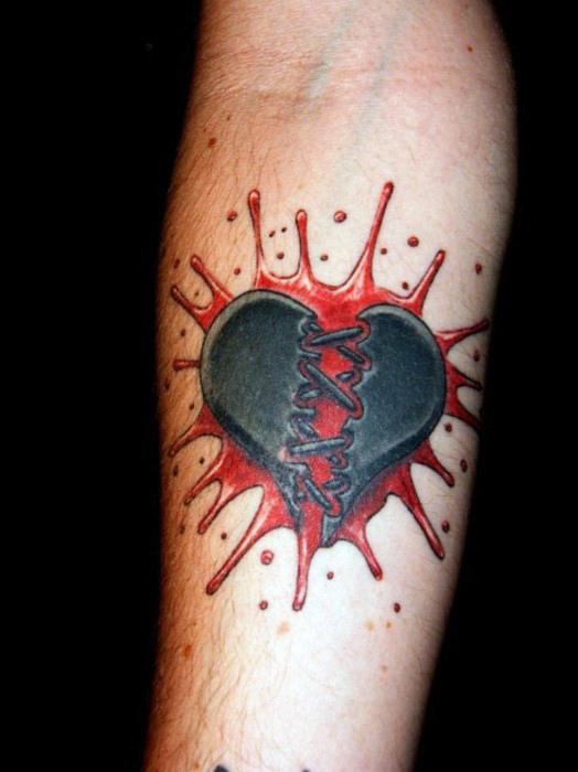 (vorher google inc.) ist ein internetdienstleister, der unter dem namen backrub als reine suchmaschine startete. 40 gebrochenes Herz Tattoo Designs fÃ¼r MÃ¤nner - Split Ink