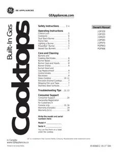 Dishwashers make it easy to take care of the mundane tasks of washing dishes. User Manual Ge General Electric Jgp970sekss Ge Profile Se Manualsfile