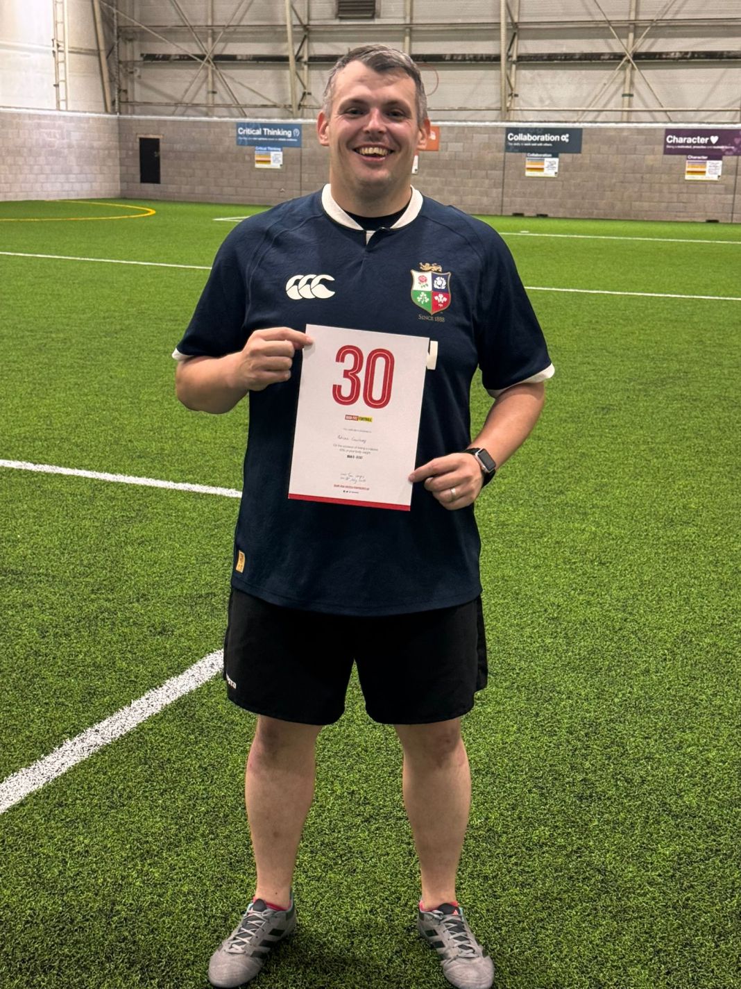 Adrian makes huge adjustments on Rugby programme