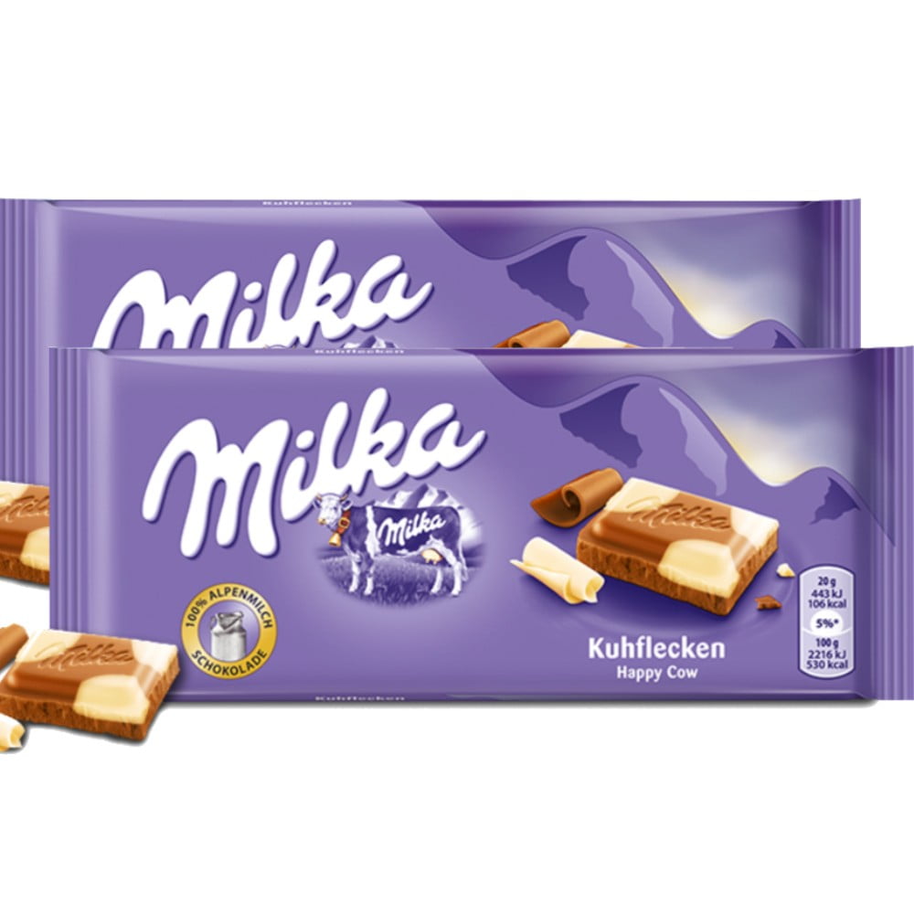 Milka Chocolate Happy Cows Bar 100g (2pack) Maple Mart