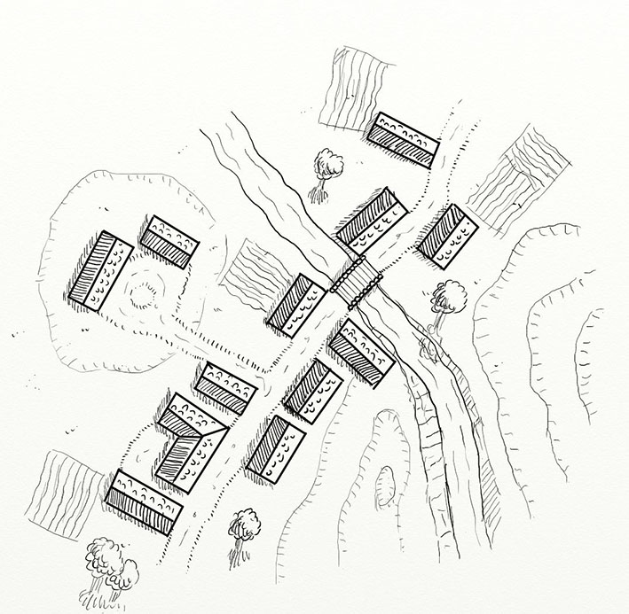 Stock photo, images and stock photography. Village Mapping Worlds