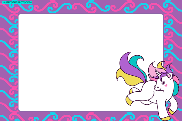 Marcos de Unicornios Marcos Infantiles