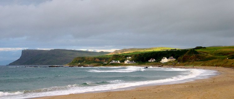 This stretch of beach is one of the most scenic in ireland and visitors can enjoy views to counties donegal, antrim and derry/londonderry. Ballycastle, Antrim County, Northern Ireland - Marginal
