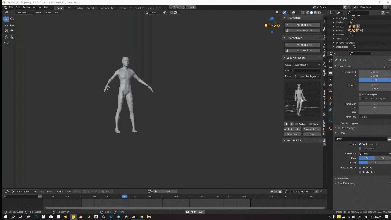 Pupa Addon Quick Rigging And Animation Builder Blender Market