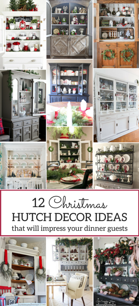 Advertisement if you plan to work at home, keeping your office space free from di. 12 Christmas Hutch Decor Ideas That Will Impress Your Dinner Guests Marly Dice