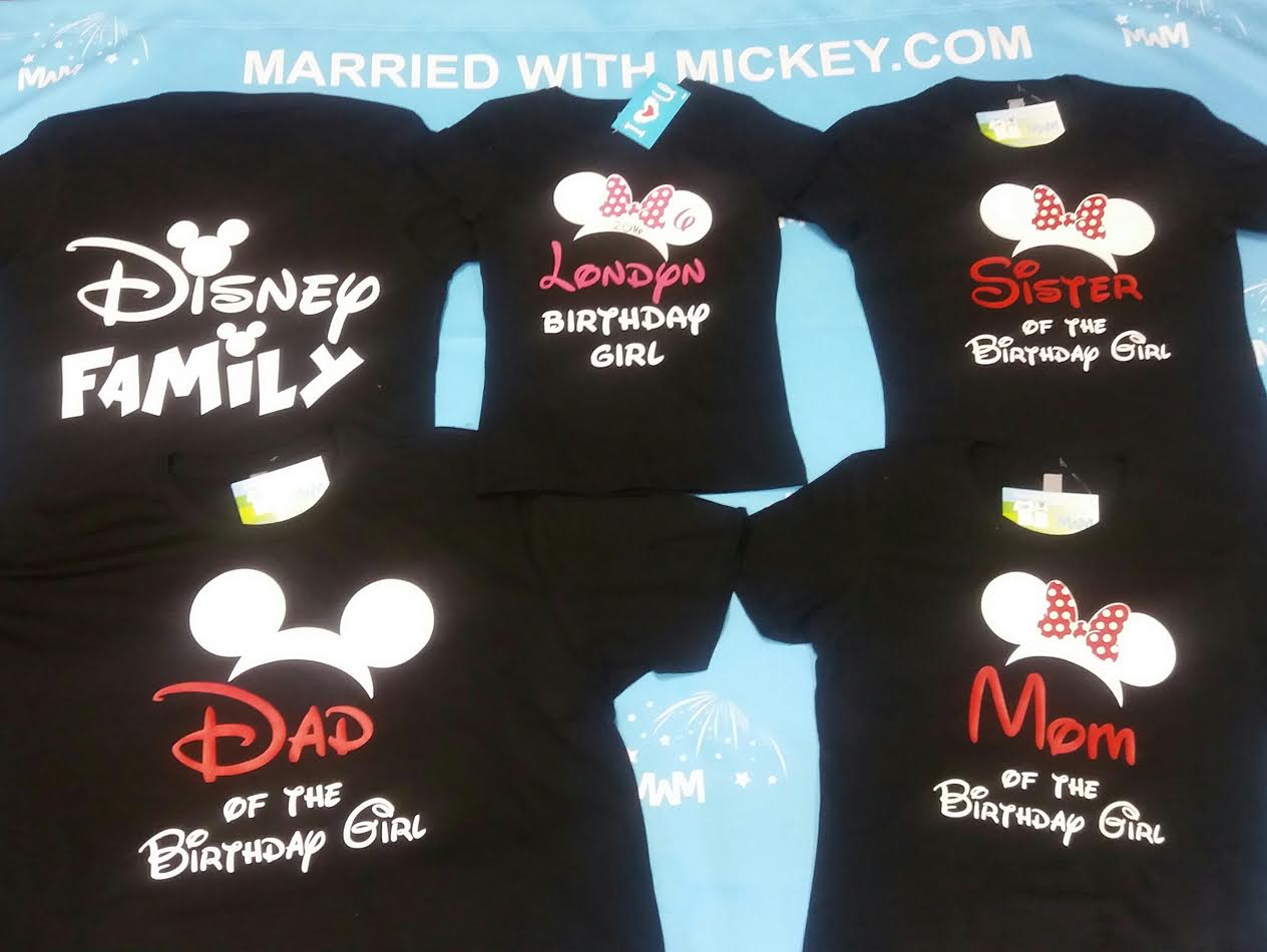 Not sure which model to pick up? Disney Family Shirts Birthday Girl (Boy) Shirt With Name And Age, Mom Dad Sister Of Birthday
