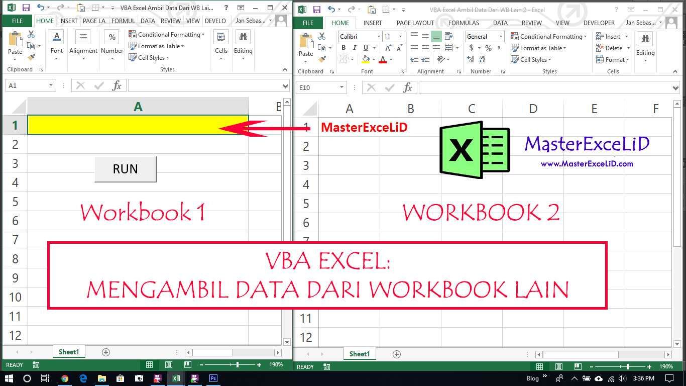 Intinya yang saya tanyakan adalah aplikasi fungsi vlookup pada userform, bagaimana cara penulisannya. Belajar Vba Excel Cara Mengambil Data Dari Workbook Lain