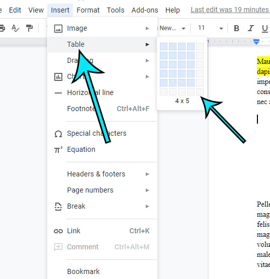 How to Make Tables in Google Docs - masteryourtech.com
