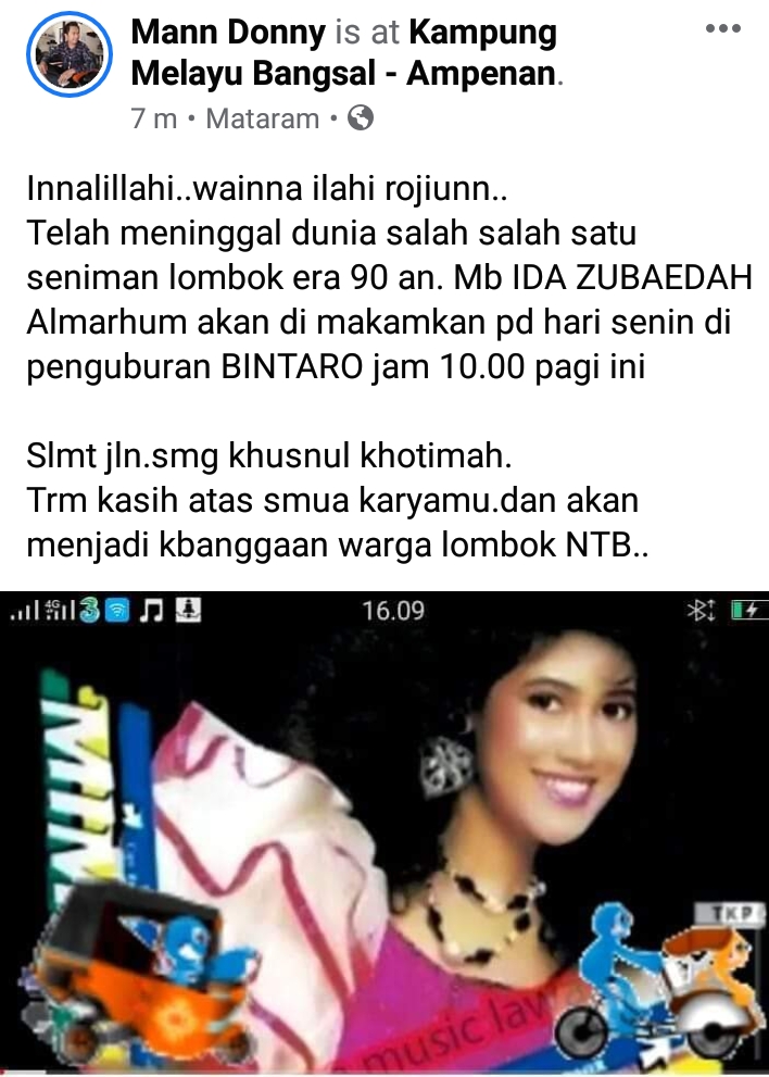 Anda mungkin akan bangun dengan rasa cemas dan mencari tahu, sebenarnya apa, sih, . Selamat Jalan Ida Zubaeda! | Mataram Radio City