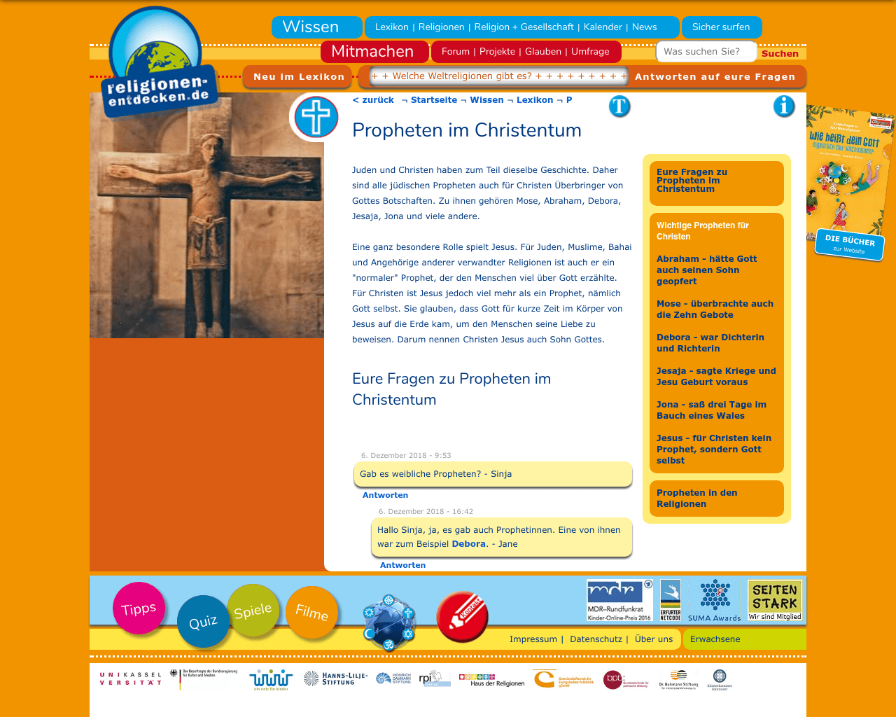 Propheten Im Christentum Material