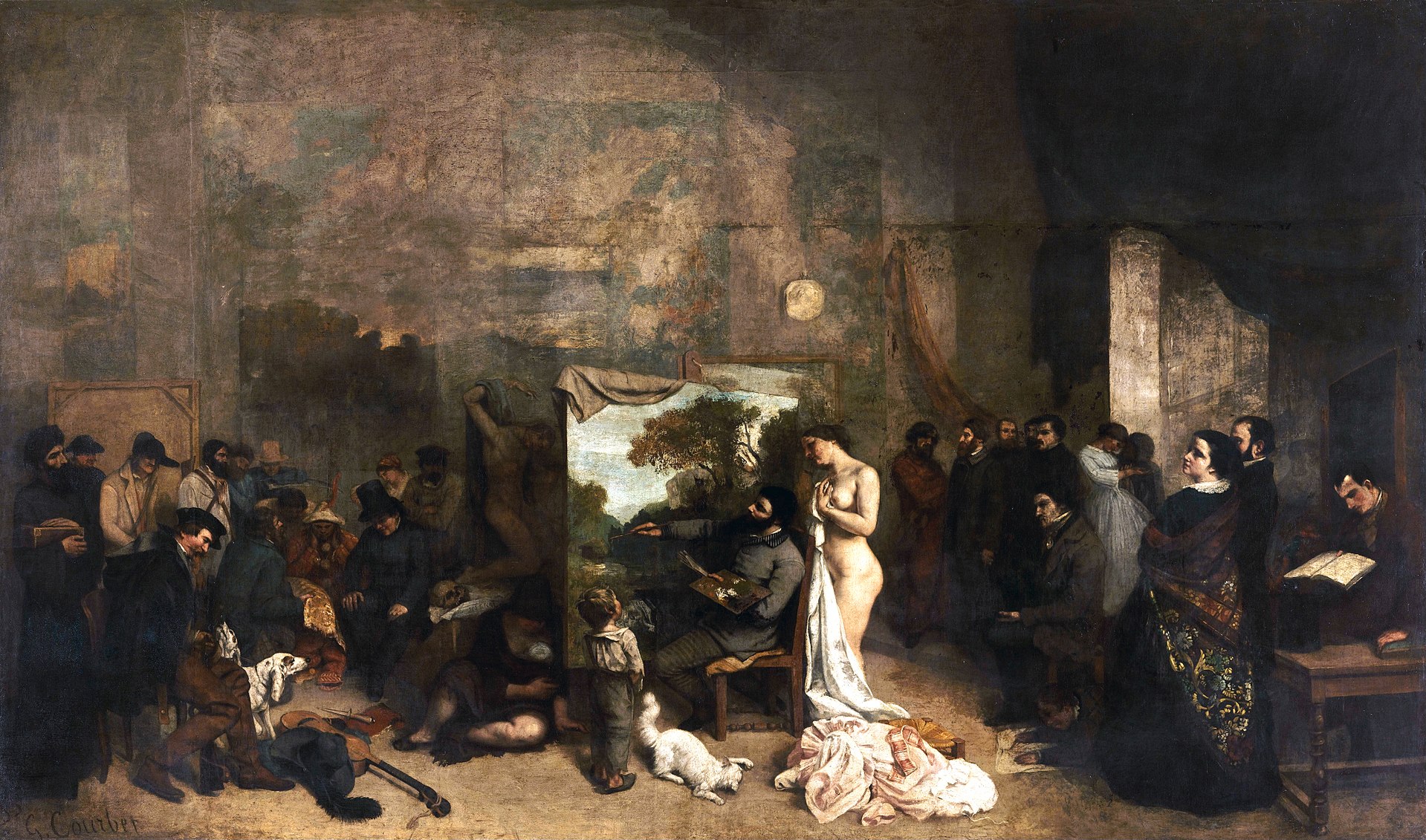 L Enterrement D Ornans De Courbet