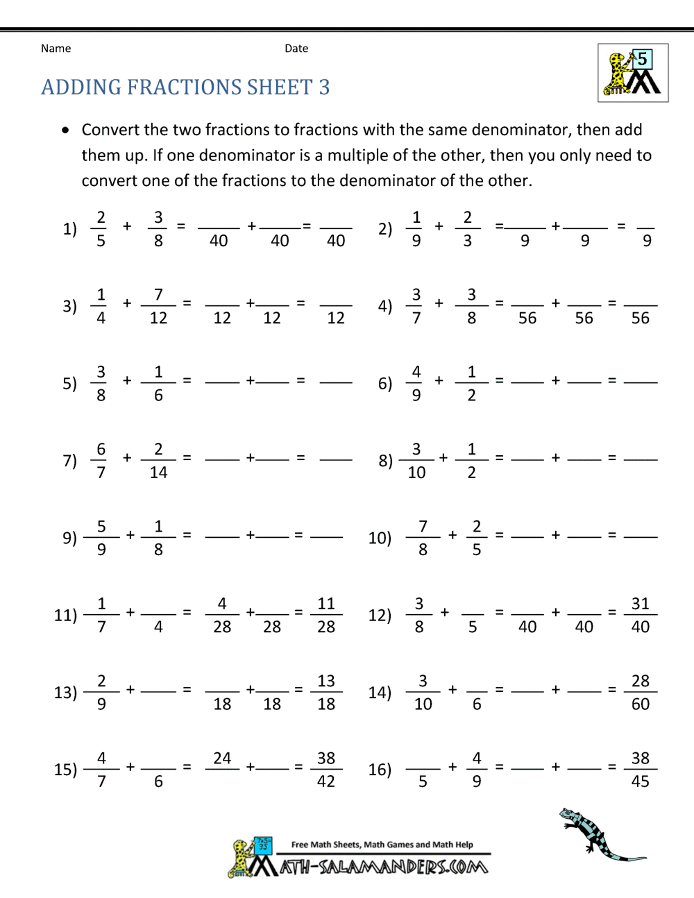 Hard Adding Fractions Questions Novocom Top