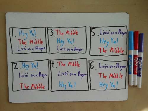 Permu Combi What Now Or The Mathematics Of My Wedding Playlist Math With Bad Drawings