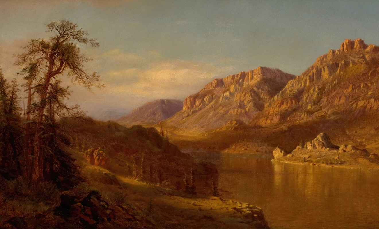 Brown creek is a stream in wyoming and has an elevation of 7116 feet. Wind River Wyoming By Hamilton Hamilton Artvee