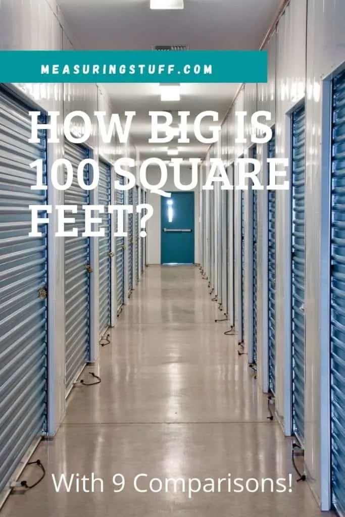Plug these numbers in to the square footage calculator, or multiply the length of each wall, either in inches or rounding up to the nearest foot, by the height. How Big Is 100 Square Feet With 9 Comparisons Measuring Stuff