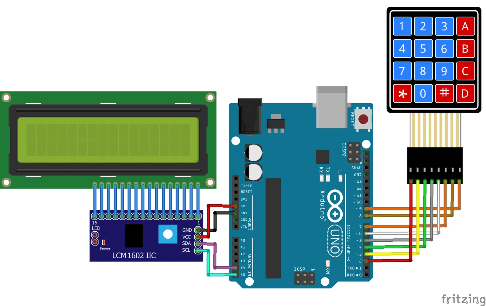16x2 Lcd Pinout Diagram Interfacing With Arduino Images
