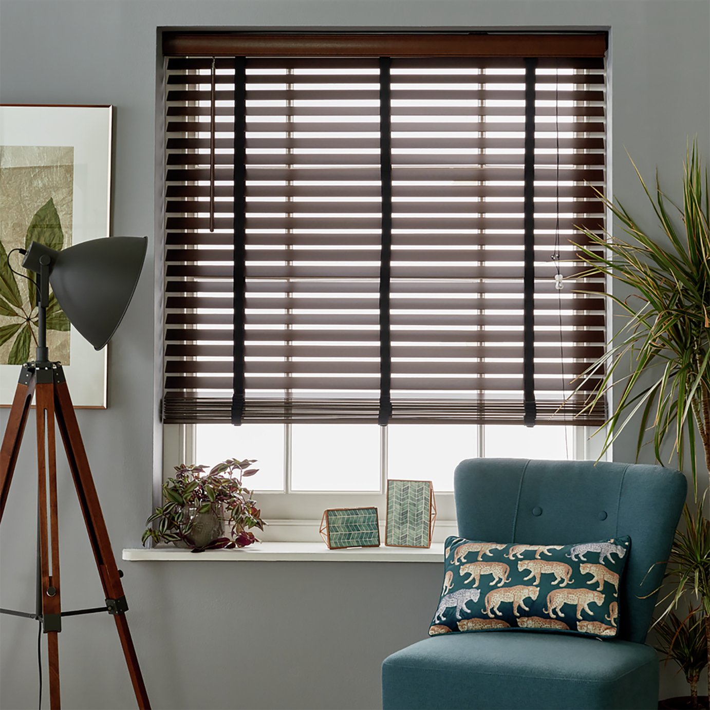 12+ Clever Argos Wooden Blinds / Black Roman Blinds, Dark & Dramatic Blinds 2goâ¢ / Habitat elliott 50mm wooden tape venetian blind from argos.