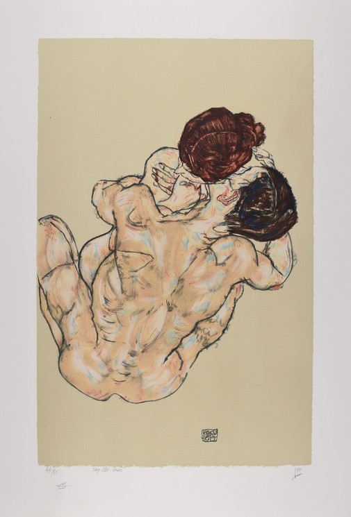 Lovers 1917 Mann Und Frau Umarmung Par Egon Schiele 2021 Edition Artsper 1004358