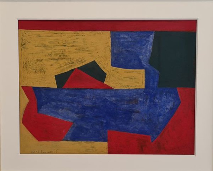 Composition Abstraite By Serge Poliakoff 1951 Painting Artsper 1023690