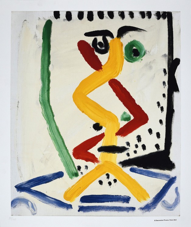 Tete D Homme Barbu Iii By Pablo Picasso 2015 Print Artsper 53656