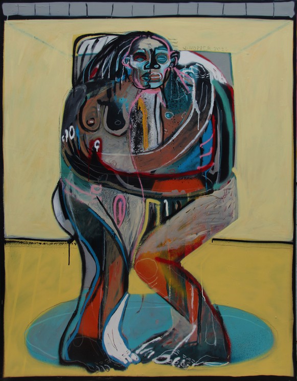 Le Couple Von Jone Hopper 2020 Gemalde Artsper 717150