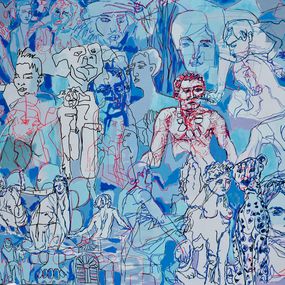 Blue Jungle Par Renelio Marin 2018 Peinture Artsper 946653