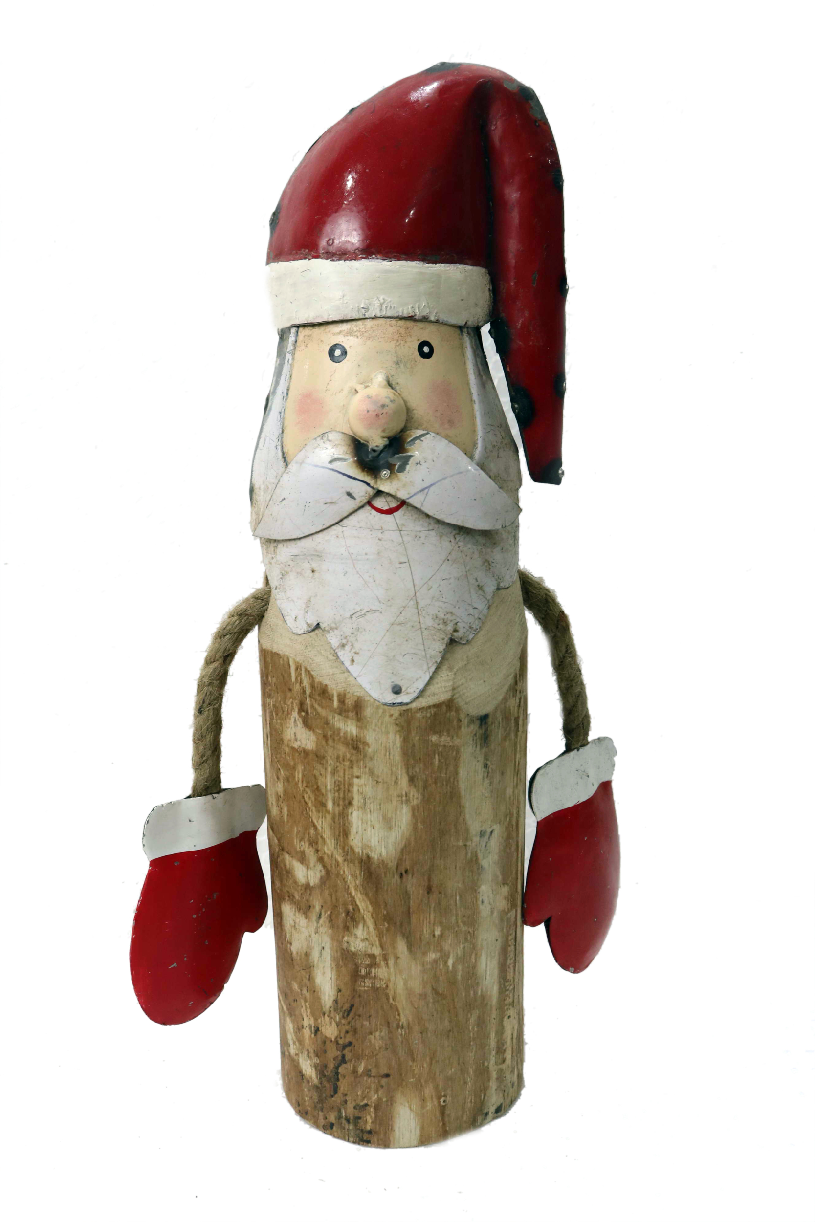 Corbeille osier 18*5cm 1370 pièces . PÃ¨re noÃ«l en bois - DÃ©co/DÃ©co NoÃ«l - Boutique dÃ©coration