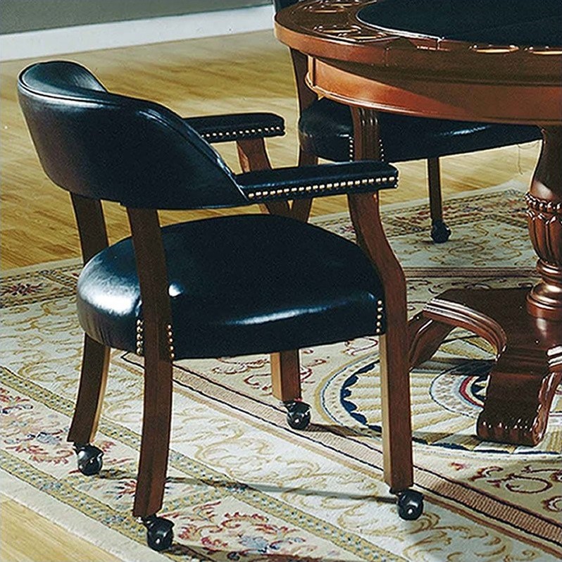 Here, your favorite looks cost less than you thought possible. Steve Silver Company Tournament Arm Chair with Casters