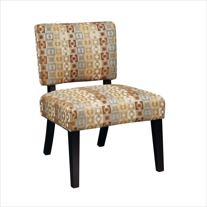 How to make better old chairs in a few steps! Avenue Six Jasmine Accent Chair in Geo Java - JAS-X8