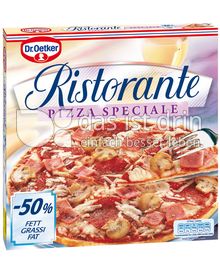 Dr Oetker Ristorante Pizza Leggera Speciale 189 0 Kalorien Kcal Und Inhaltsstoffe Das Ist Drin