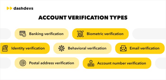 Instant account verification
