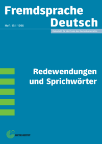 Fremdsprache Deutsch Ausgabe 15 1996 283_x_200_png