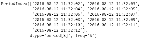 Python | Pandas PeriodIndex.second | 码农参考