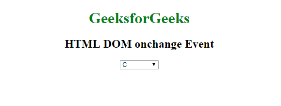 HTML | DOM onchange 事件 | 码农参考