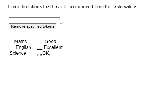 p5.Table removeTokens() 方法 | 码农参考