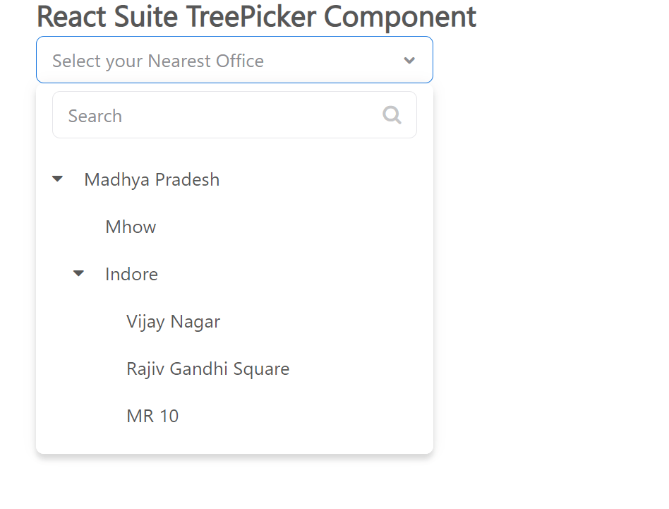 React Suite TreePicker 组件 | 码农参考