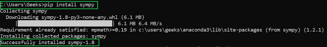 如何在 Windows 中安装 Python sympy？ | 码农参考