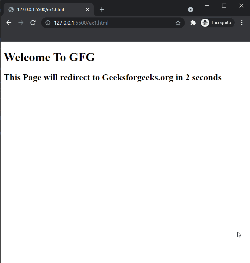 如何自动将访问者转移到新网页? | 码农参考