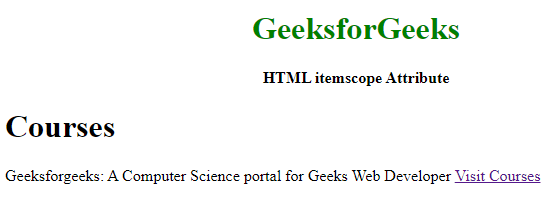 HTML itemscope 属性 | 码农参考