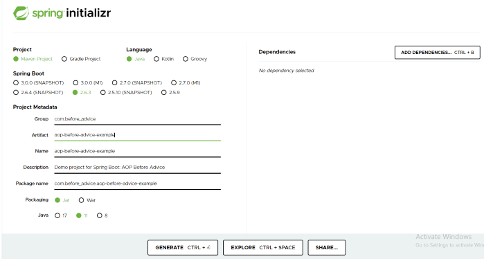 Spring Boot – AOP Before Advice | 码农参考