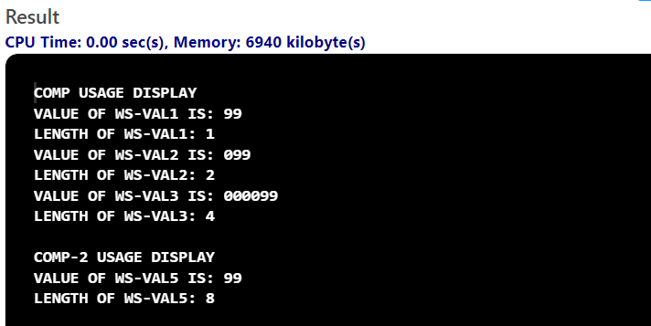COBOL 中的 COMP-2 | 码农参考
