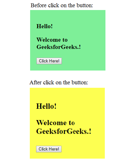 jQuery | toggleClass() 与示例 | 码农参考