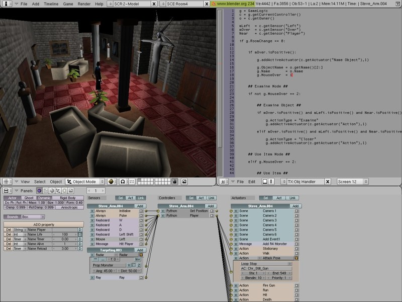 A classic doom and wolfenstein3d like game made in python, using the famous pygame module 08 january 2022. Screenshot Image Blender Game Engine Indie Db