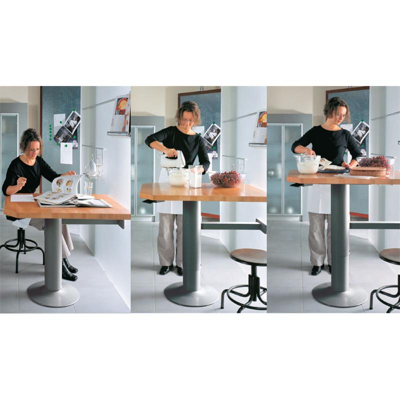 Dass ein ergonomischer schreibtisch im büro für das wohlbefinden und die . TopMotion SÃ¤ulenfuÃ inkl. teleskopierbarer Wandstrebe
