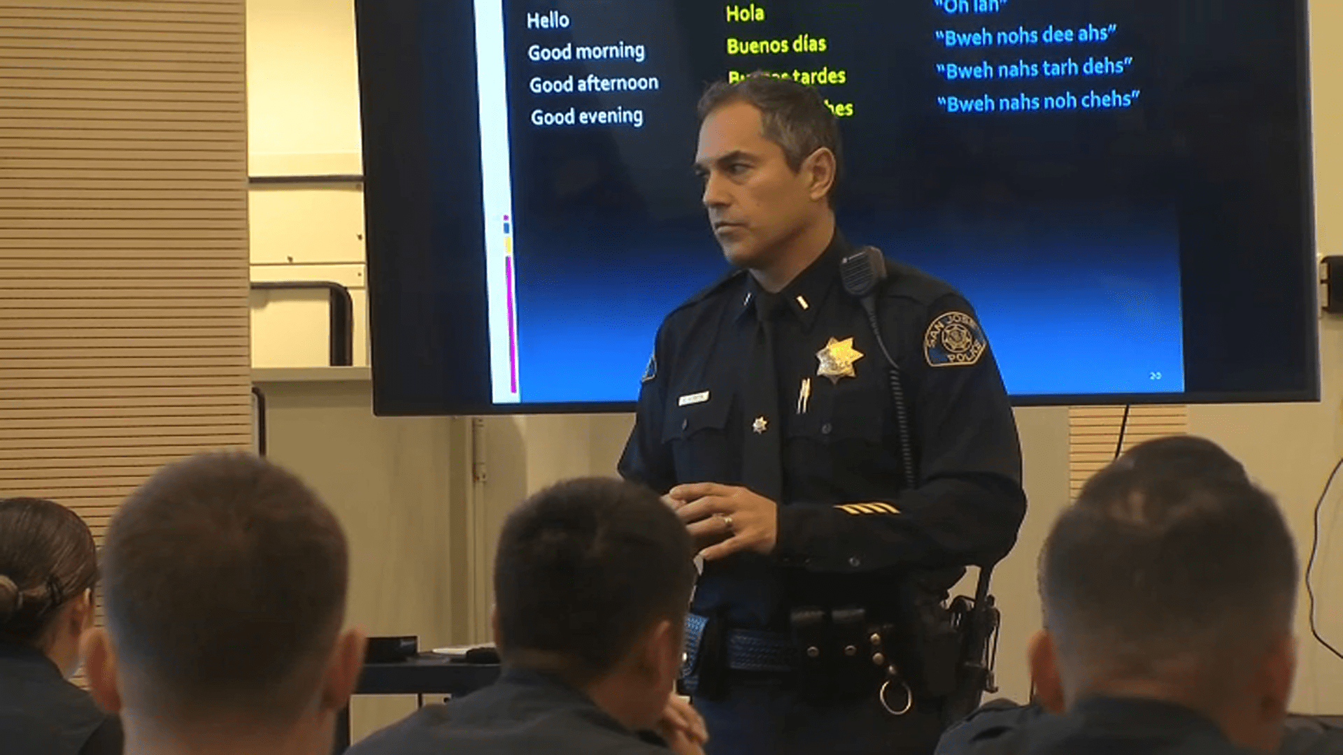 Tactical Spanish Taught to San Jose Police Recruits NBC Bay Area