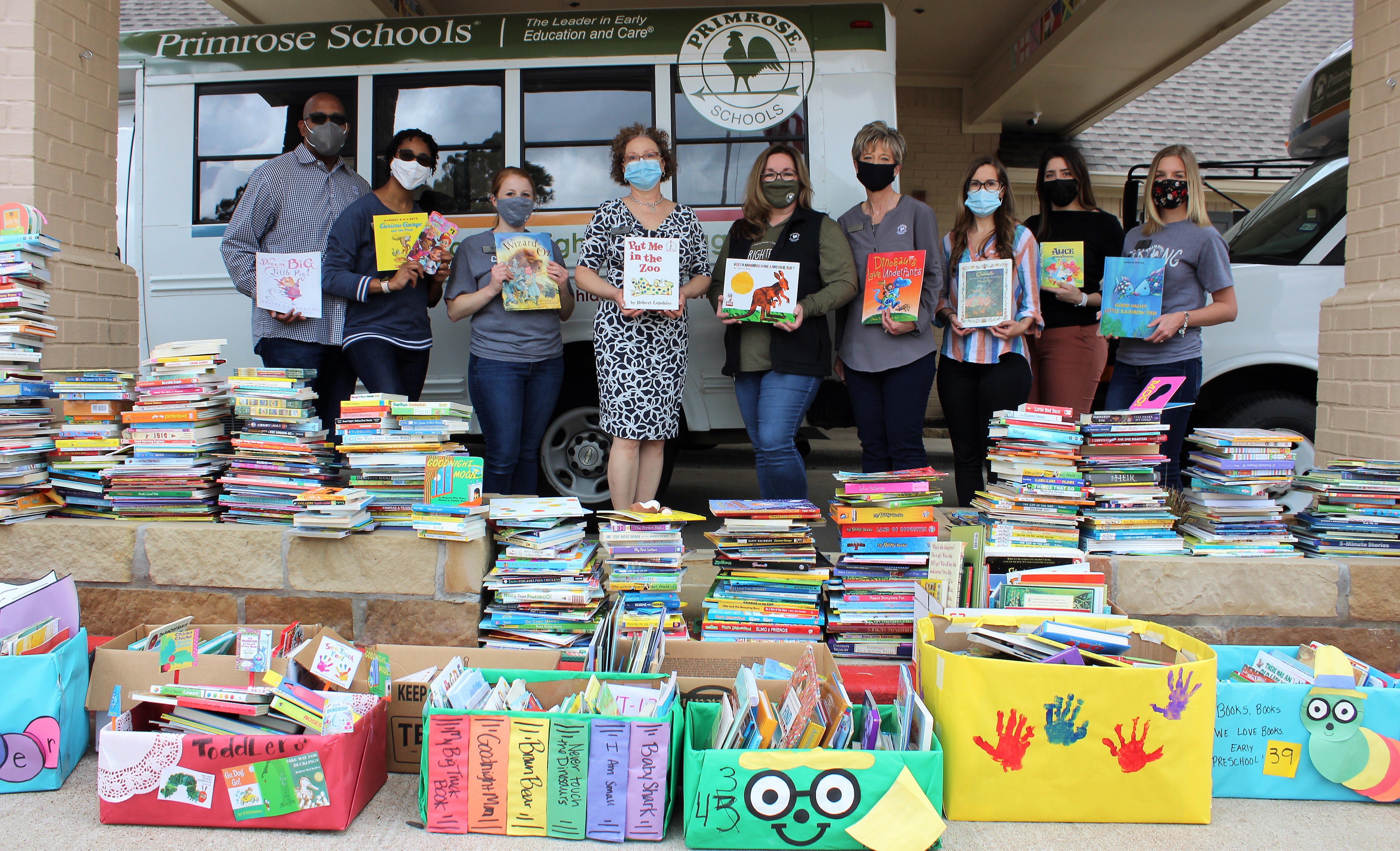 Local Primrose Schools Collect, Donate 2K Books for Kids in Need - Vimarsana News