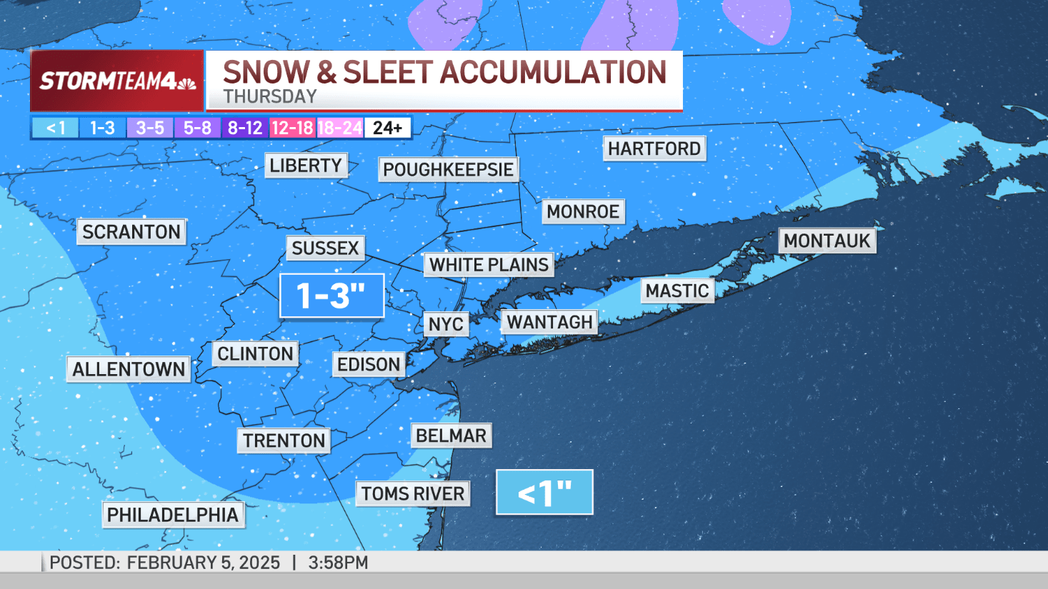 Faculty delays introduced for some districts in NY, NJ forward of ice, snow Thursday