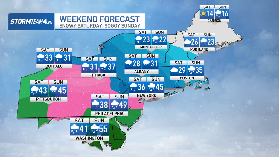 Impactful weekend storm to carry mixture of snow, ice, and rain to tri-state
