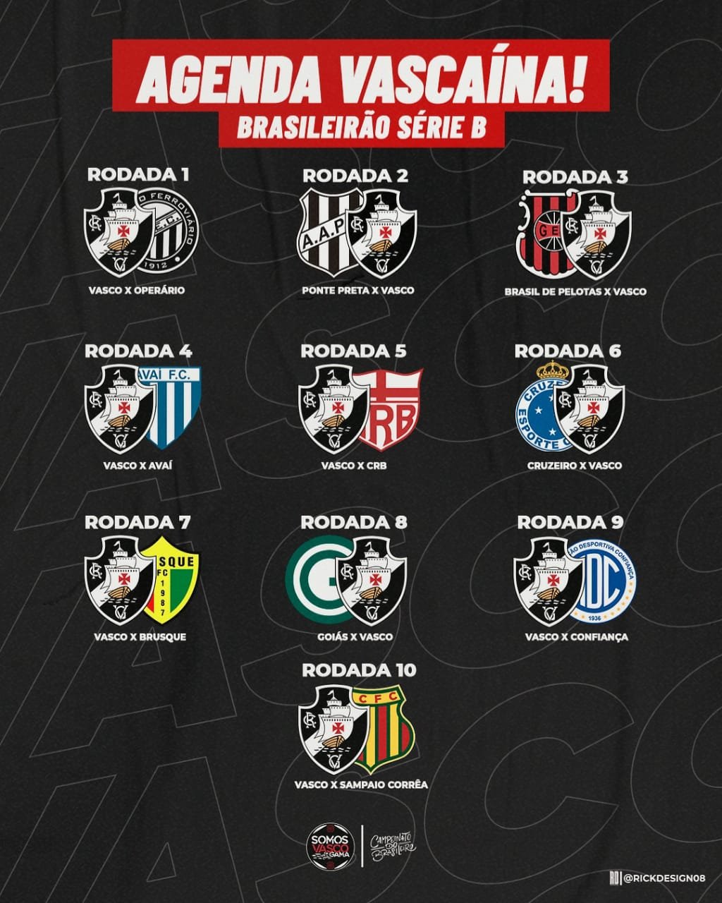 Acompanhe tudo sobre o jogo vasco x vila nova. Brasileirao Serie B Veja Quem Sao Os 10 Primeiros Adversarios Do Vasco