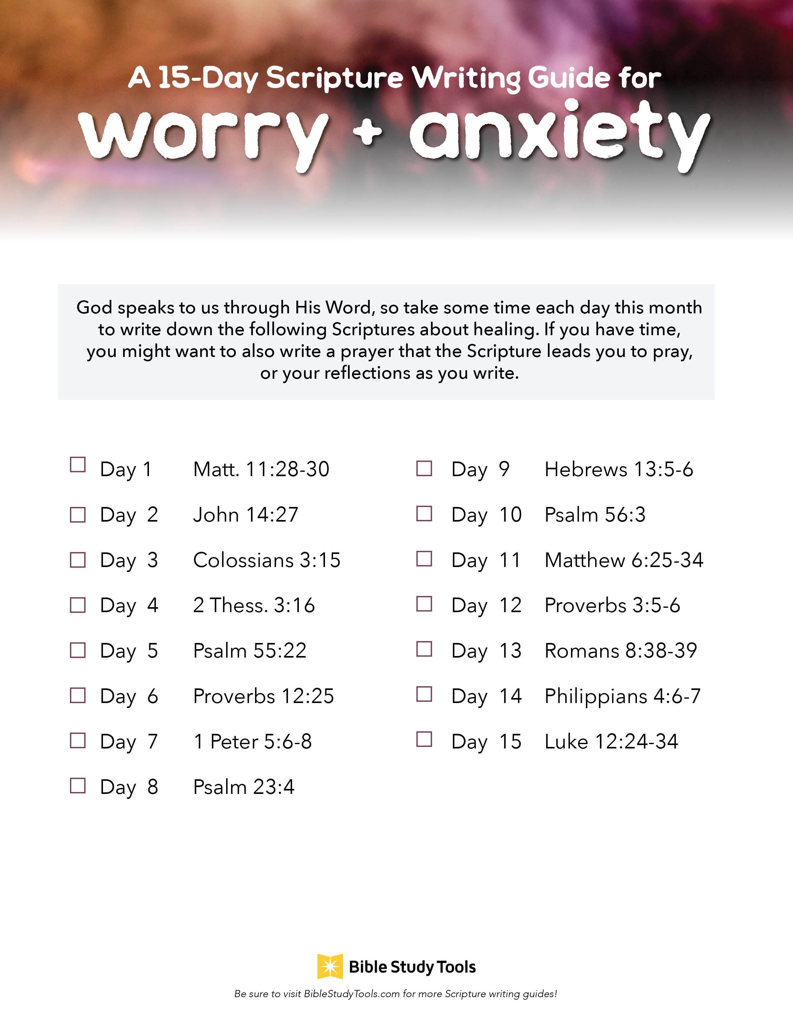 This will not happen because of anything we can do A 15 Day Scripture Writing Guide For Worry And Anxiety Inside Bst